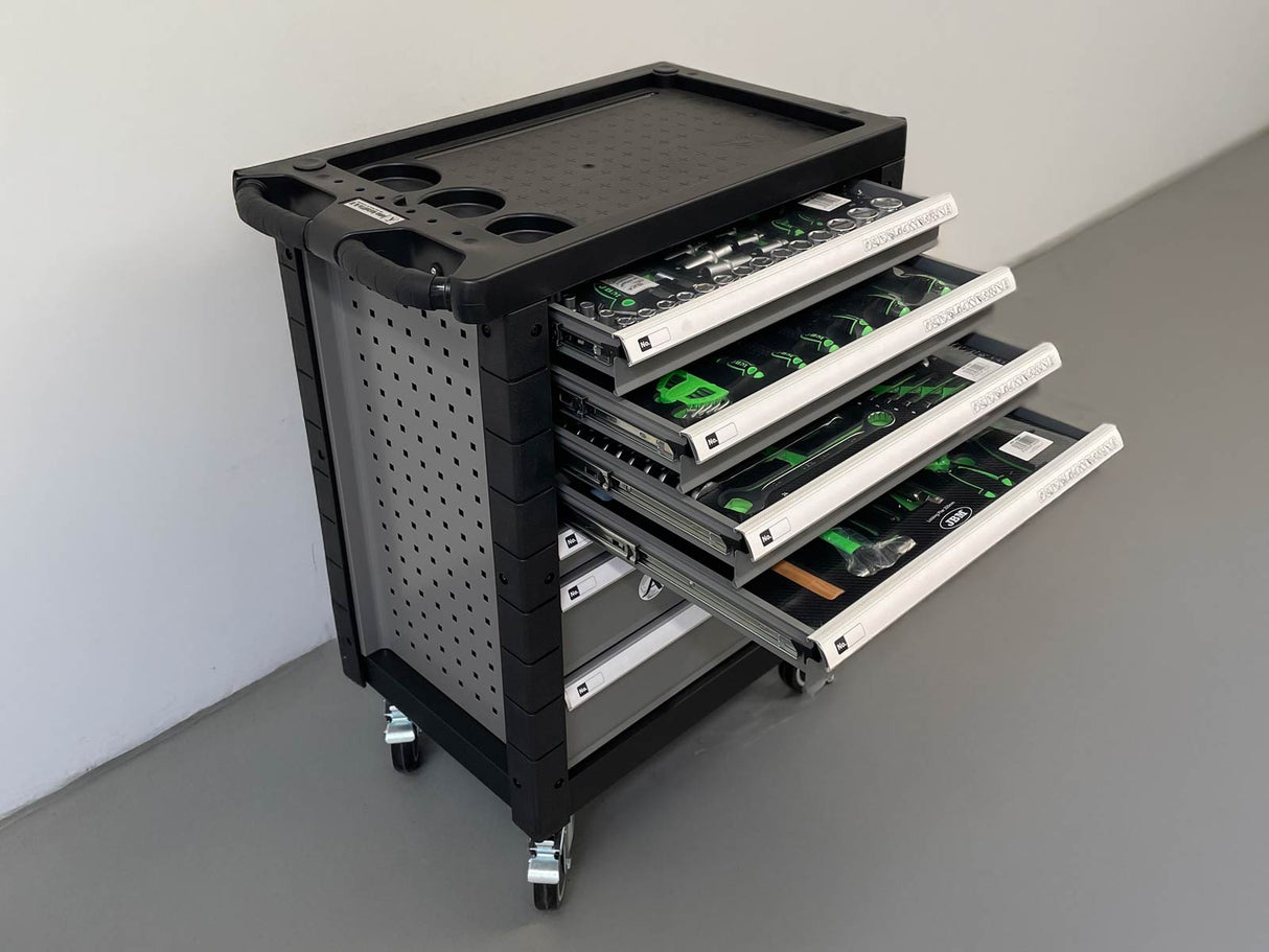 Værktøjsvogn med 177 stk. værktøj (JA1004TC)