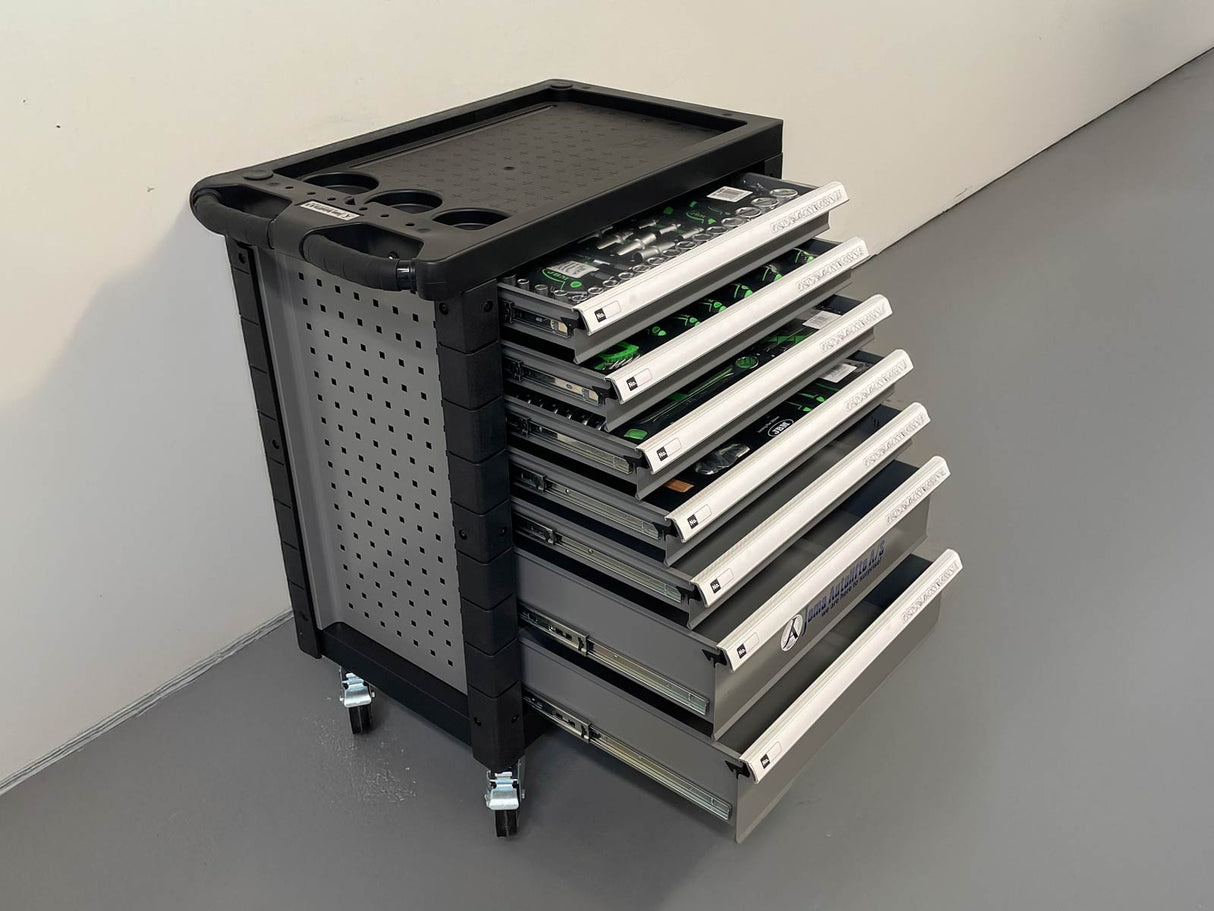 Værktøjsvogn med 177 stk. værktøj (JA1004TC)