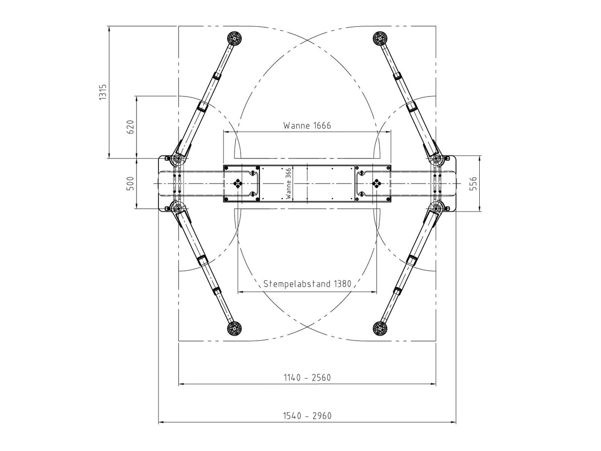 Consul Stempel kassettelift 2.35 MKS Optima - Tysk produceret (549584)
