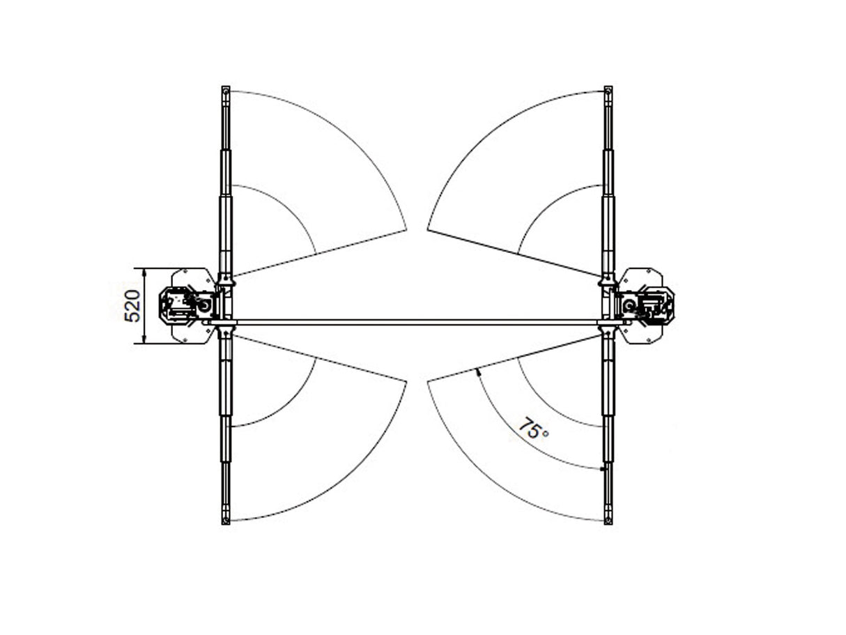 Consul - Premium EL 2.40 - 2 Søjlet Clear floor Autolift - 4000kg - (540609)