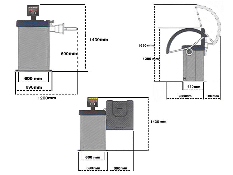 Afbalanceringsapparat (DWC-3)