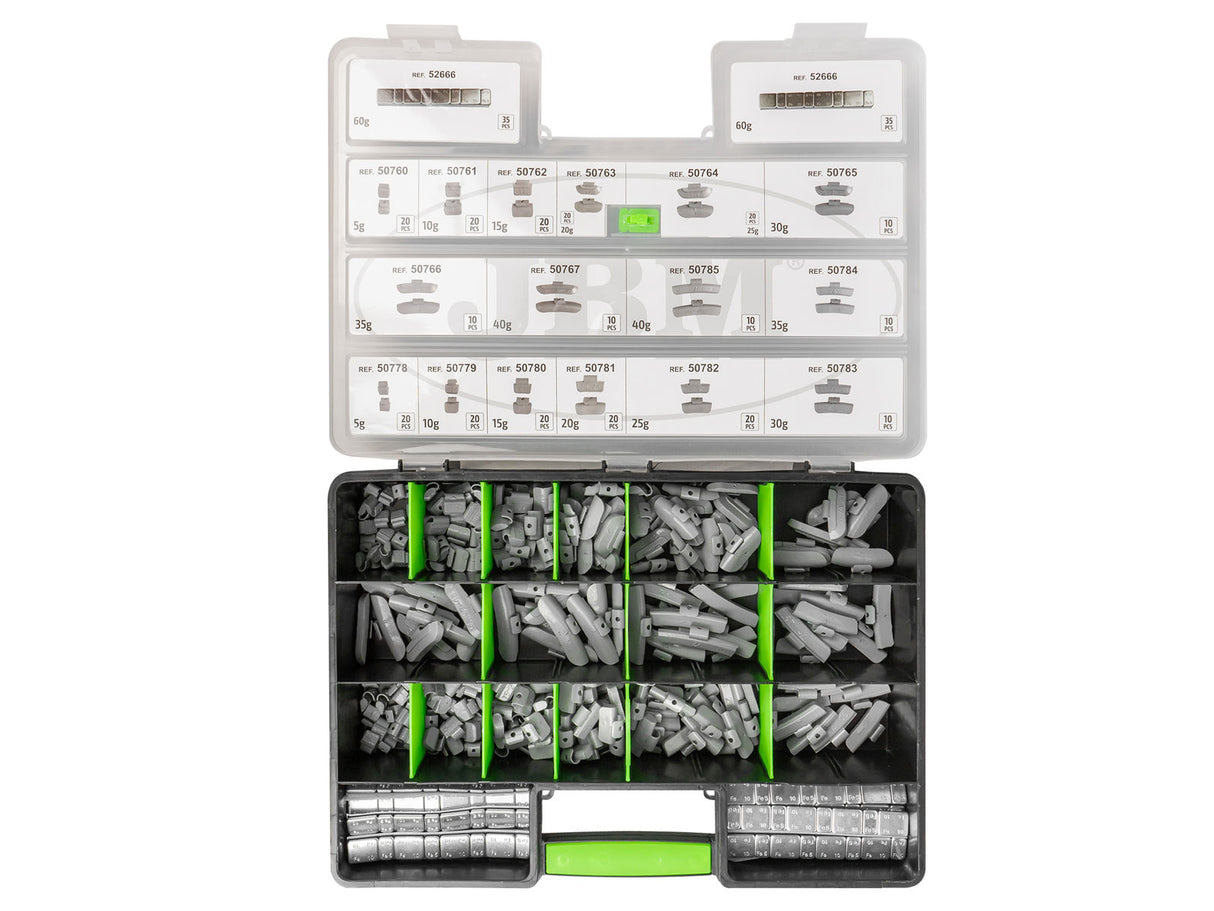 Afbalanceringsklods sortiment - 330 stk. (JA1104BW)