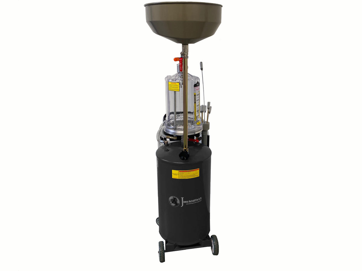 Spildolietønde 65L med sugefunktion i sort (JA1041OD)