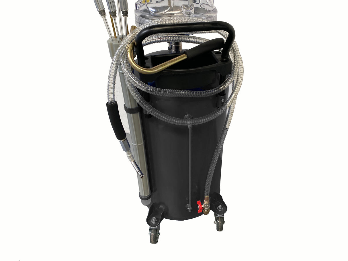 Spildolietønde 65L med sugefunktion i sort (JA1041OD)