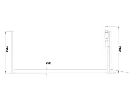 4 Søjlet Autolift -  hydraulisk - 12000kg - Euro line (JA12000F-E)