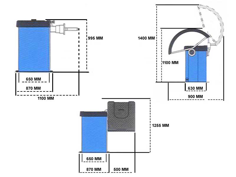 Afbalanceringsapparat (DWC-9-E)