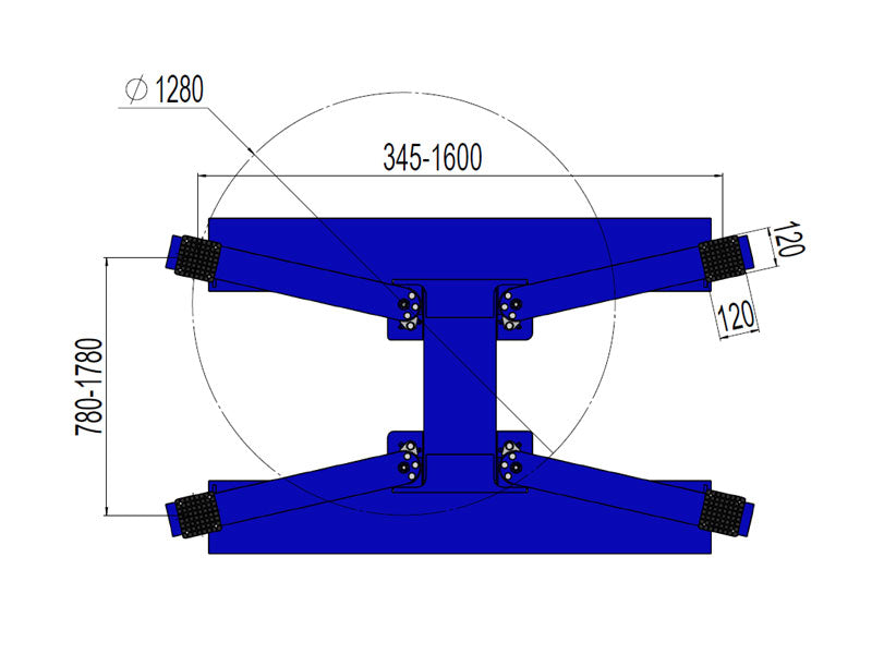 TILBUD - Saxlift / Sakselift Mobil Service - 2800 kg. - Basic line (JA2.8Mini)