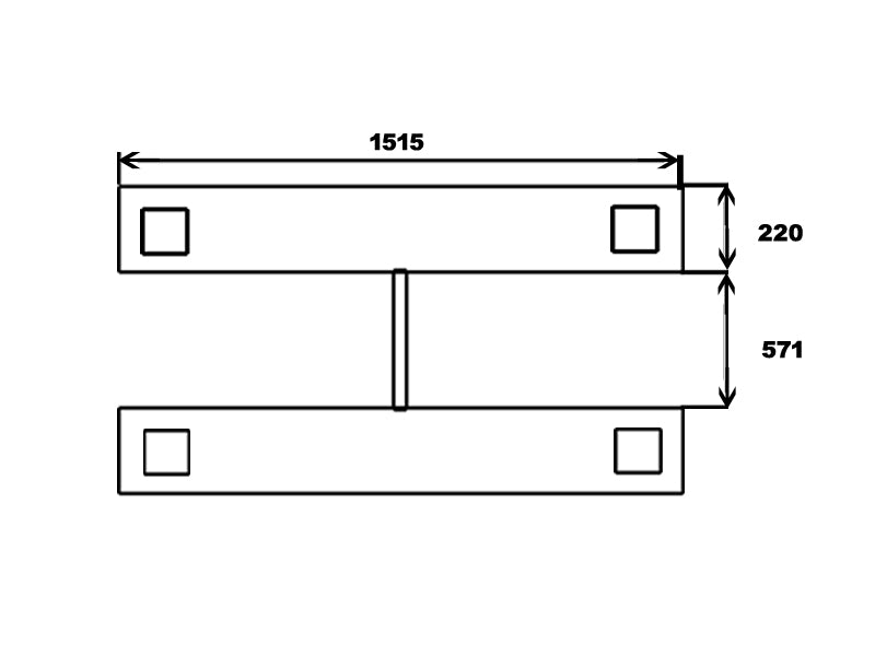 TILBUD - Mobil Sakselift - 2800 kg. - Basic line (JA2.8Mini)