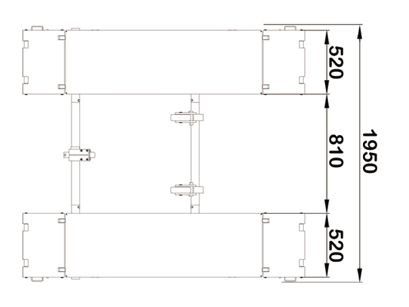Guldpakke 9 - Saxlift / Sakselift Mobil Service - 3000 kg. - Basic line (JA3000S)