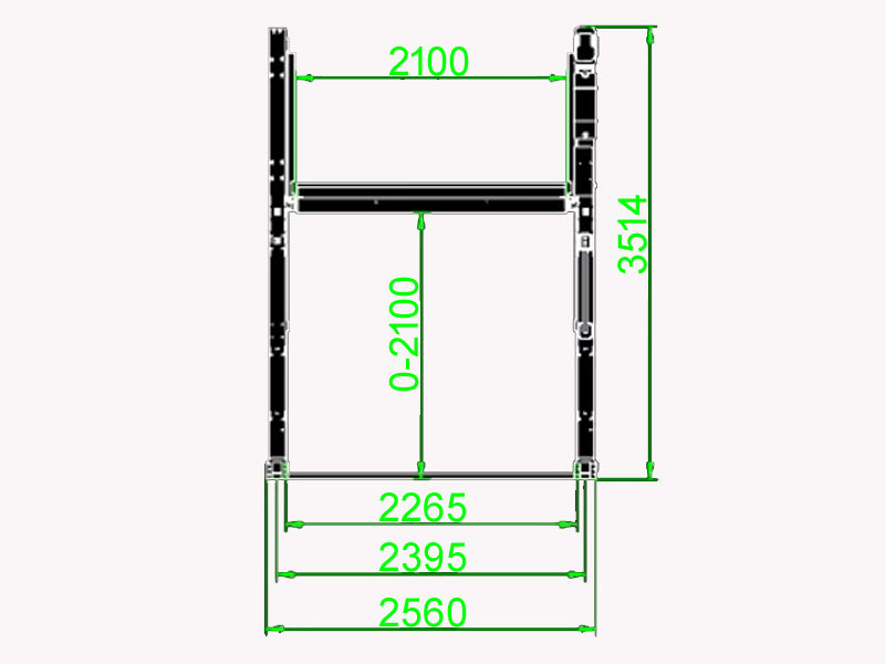 2 Søjlet Parkeringslift - Basic line - Hydraulisk (JA2700PA)