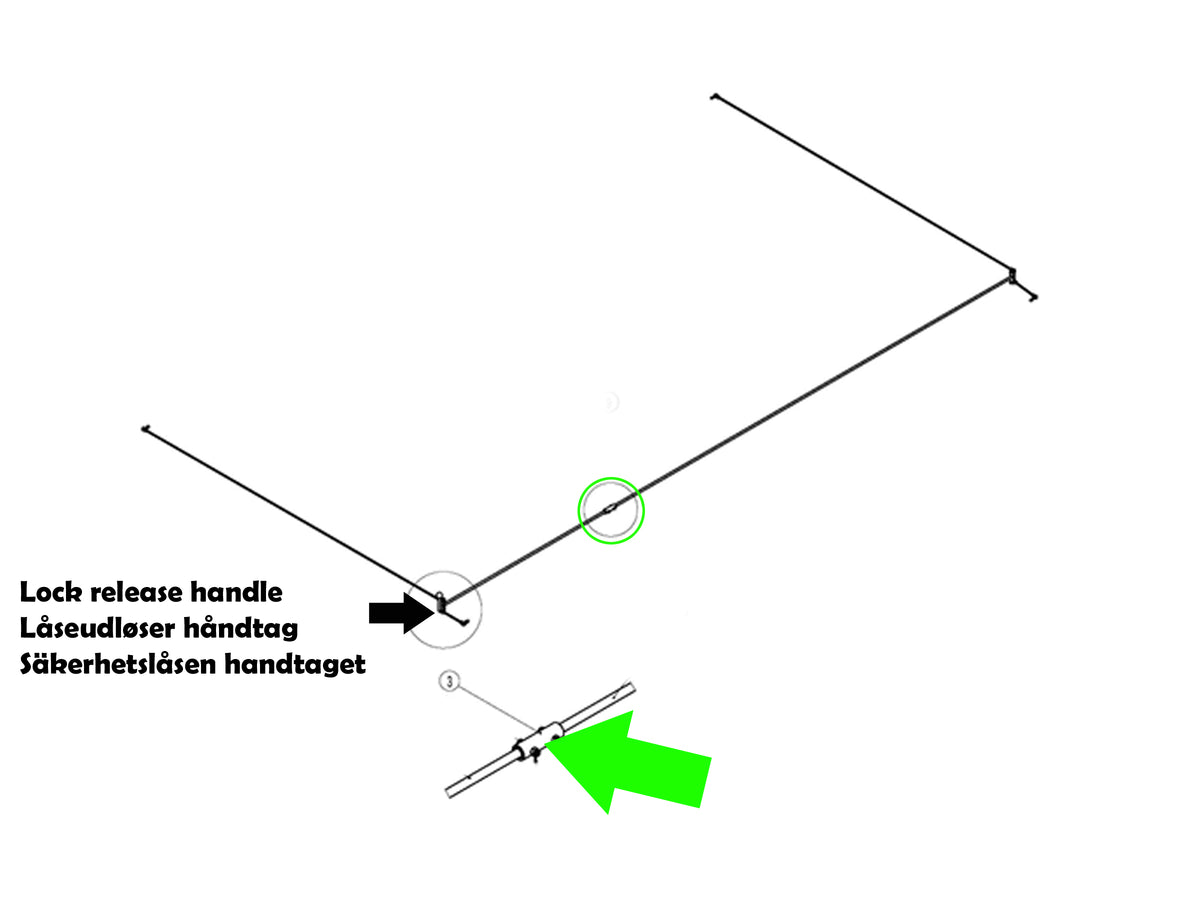 Låseudløser samlingsmuffe JA4000FP (32104F)