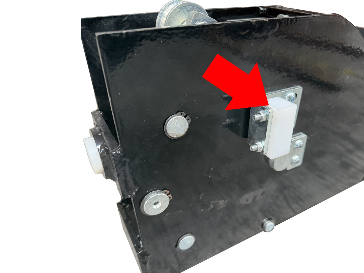 Nylon styr/Glideblok tværbar, JA4000F, JA5500F, JA5501F (JA4550F-18)