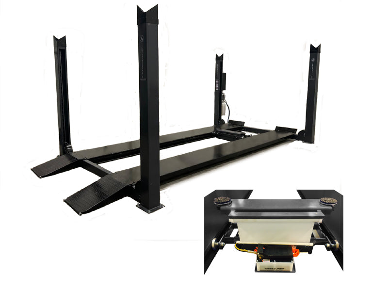 Sommertilbud - 4 Søjlet Autolift JA5500F + Gratis Donkraft (Sommer2)